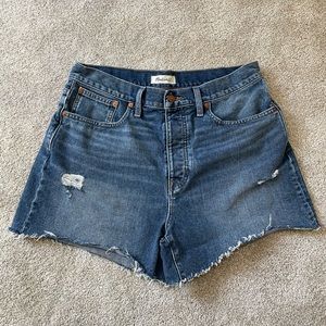 Madewell dad jean shorts size 29